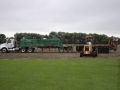 Truck being tarped